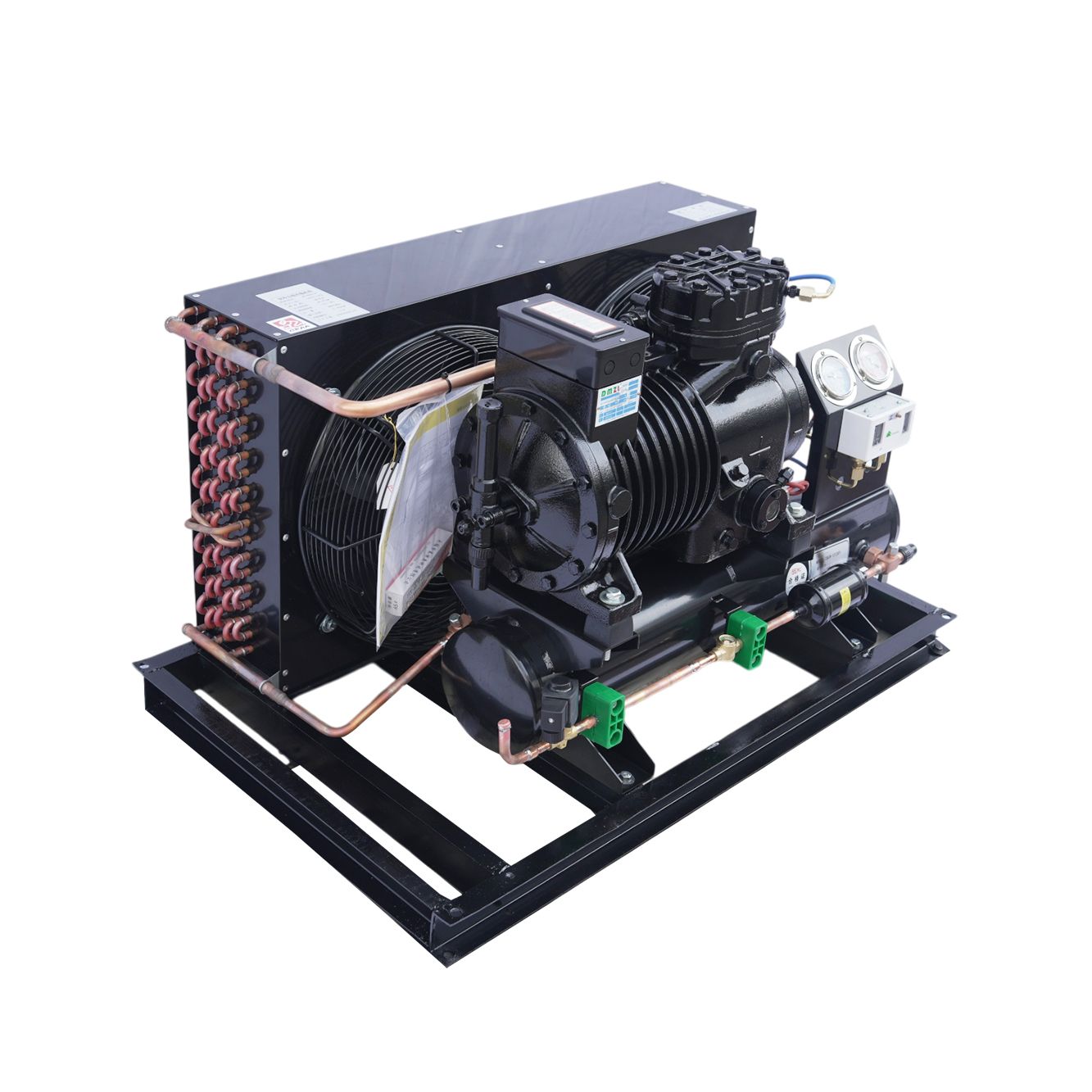 Air cooled Reciprocating Condensing unit packaged piston Chiller for Refrigeration Equipment