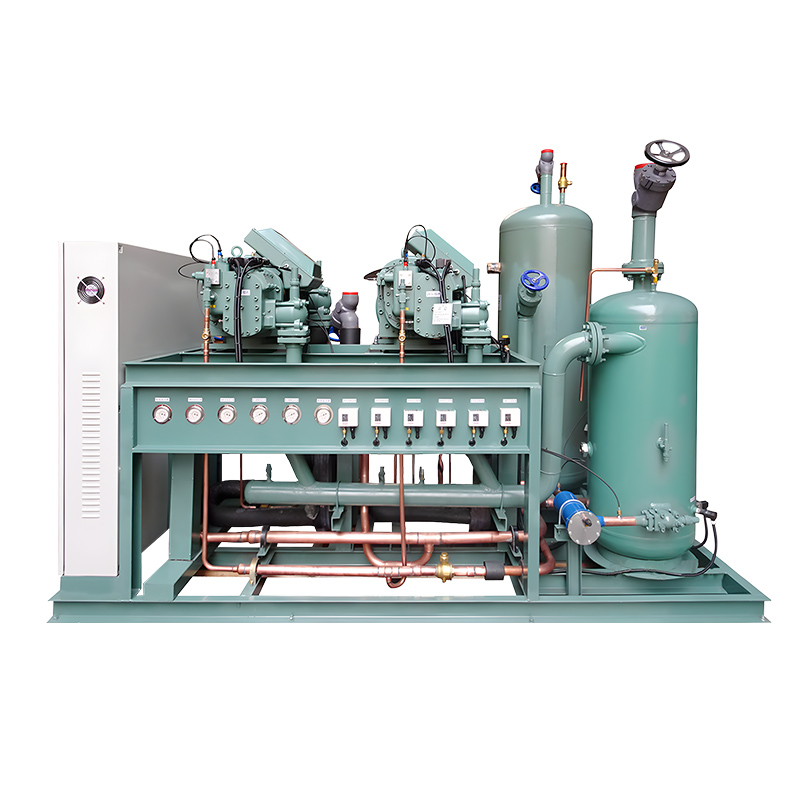 Air cooled Open Type Screw Condensing unit screw chiller for Refrigeration Equipment
