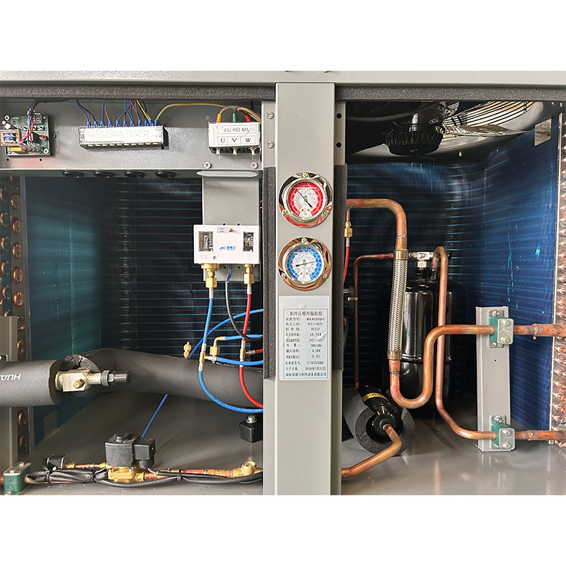 Air cooled Scroll compressor box-type intelligent condensing unit scroll packaged chiller for cold room