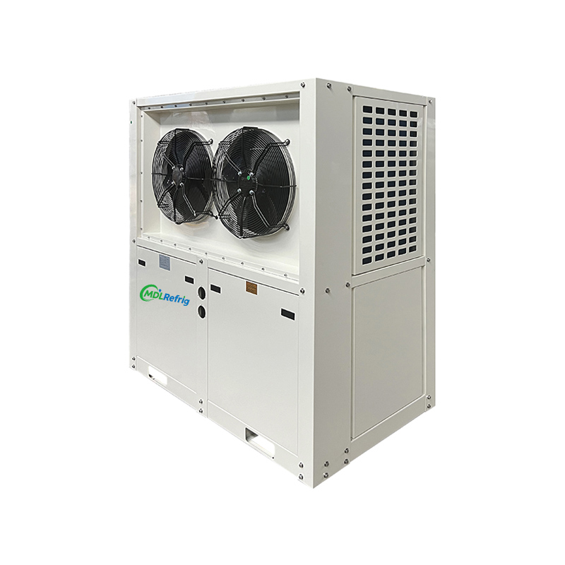 Intelligent Defrost Packaged condensing unit with Scroll compressor High Efficiency Hot Gas Defrost Complete unit scroll packaged chiller for cold room
