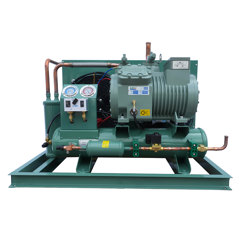 Open type Piston condensing unit Air cooled Reciprocating Condensing unit Factory High efficiency Refrigeration Equipment for cold room
